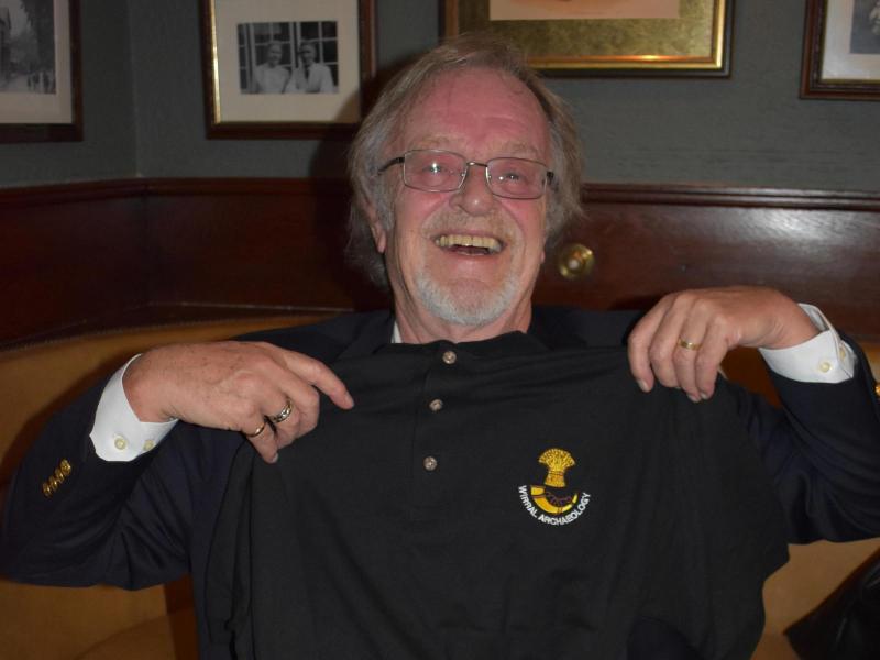 The author Bernard Cornwell.